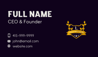 Elegant Crest Lettermark Business Card Design