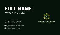 Eco Herb Leaf Business Card