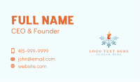 Ice Fire Snow Business Card
