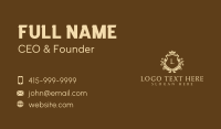 Ornamental Royal Lettermark Business Card