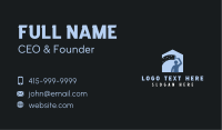 Janitorial Squeegee Houskeeper Business Card