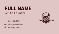 Mountain Backpacking Scenery Business Card