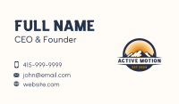 Mountain Peak Adventure Business Card Image Preview