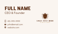 Stylish Crown Event Business Card