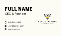 Minimalist Bee Insect Business Card