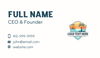 Tourism Beach Vacation Business Card