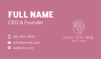 Organic Beauty Salon  Business Card