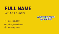 Hip Hop Business Card example 2