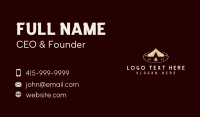 Outdoor Camping Tent Business Card