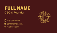 Golden Crystal Jewels Business Card