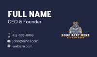 Pitbull Muscle Gym Business Card