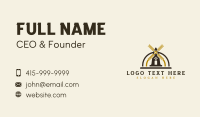 Flour Mill Windmill Business Card