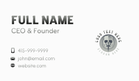 Military Skull Trident Business Card