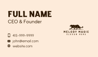 Wild Feline Panther Business Card