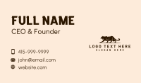 Wild Feline Panther Business Card