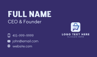 Texting Business Card example 1