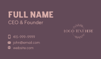 Stylist Business Card example 4