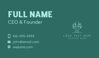 Simple Tree Plant Business Card