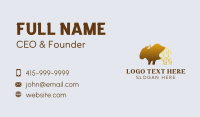 Golden Bison Ranch Business Card