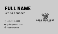 Tire Wheel Piston Business Card