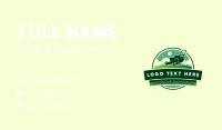 Lawn Mower Landscaping Business Card Design