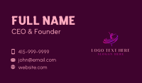 Choreography Business Card example 3