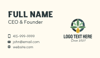 Cannabis Essential Oil  Business Card Design