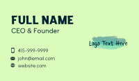 Playful Business Card example 1