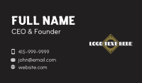 Luxury Firm Wordmark Business Card Design