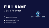 Laundry Wash Cleaning Business Card