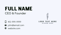Literature Business Card example 1