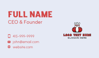 Bowling Alley Sports League Business Card