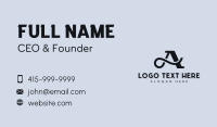 Classic Brand Letter A Business Card