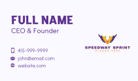 Angel Wings Support Charity Business Card