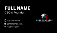 Patriotic Eagle Star Business Card