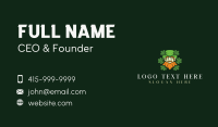 Lucky Leprechaun Clover Business Card