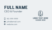 Nautical Marine Anchor Business Card