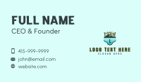 Outdoor Mountain Lake Business Card