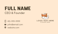 Coyote Animal Character  Business Card Design