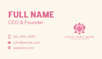 Lotus Flower Wellness Business Card