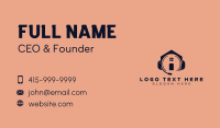 House Headphone Record Business Card