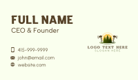 Lumberjack Tree Logging Business Card Design