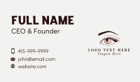 Eyelash Business Card example 2