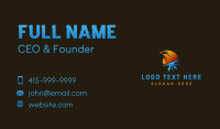 Cold Flame Temperature Business Card Design