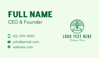 Garden Plant Pot Business Card Design