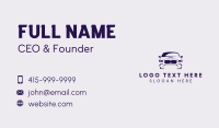 Race Car Sedan Business Card Design