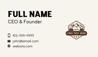 Mountain Forest Bicycle Business Card