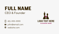 Chess Board Business Card example 3