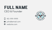 Plumbing Valve Wrench Business Card Design