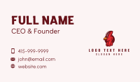 Rooster Turkey Mascot  Business Card